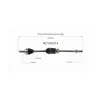 GSP CV Axle Assembly GSP-NCV69514