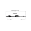 GSP CV Axle Assembly GSP-NCV69527