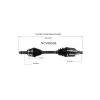 GSP CV Axle Assembly GSP-NCV69536