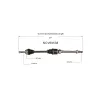 GSP CV Axle Assembly GSP-NCV69538