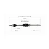GSP CV Axle Assembly GSP-NCV69544