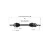 GSP CV Axle Assembly GSP-NCV69559