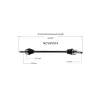 GSP CV Axle Assembly GSP-NCV69574