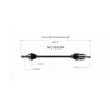 GSP CV Axle Assembly GSP-NCV69584