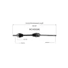 GSP CV Axle Assembly GSP-NCV69598