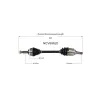 GSP CV Axle Assembly GSP-NCV69620