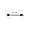 GSP CV Axle Assembly GSP-NCV71001K