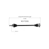 GSP CV Axle Assembly GSP-NCV72053