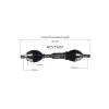 GSP CV Axle Assembly GSP-NCV73007