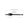 GSP CV Axle Assembly GSP-NCV82010