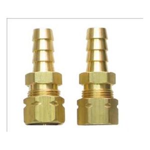 Tru-Cool Compression Fitting, 3/8" to 3/8" Hose Barb M462FE