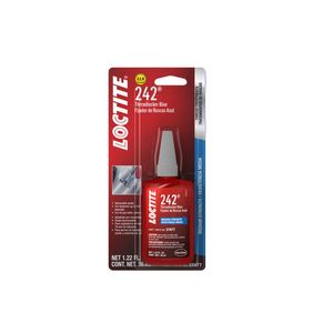 Loctite Threadlocker 242 Blue, Removable Grade 36 ml Bottle M478-242