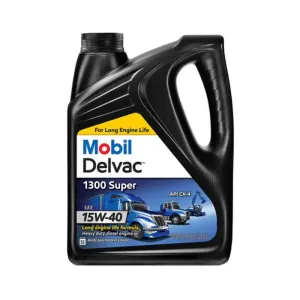 Highline Mobil Delvac 1300 Super Heavy Duty Synthetic Blend Diesel Engine Oil 15W-40, 1 Gallon MOB-122492