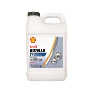 Highline Shell Rotella T4 Triple Protection Conventional 15W-40 Diesel Engine Oil - 2.5 Gallon ROTL550045127