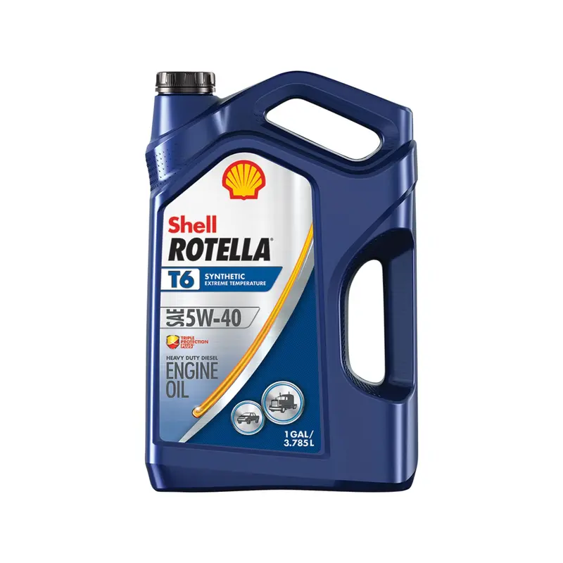 Highline Shell Rotella T6 Full Synthetic 5W-40 Diesel Engine Oil - Gallon ROTL550045347