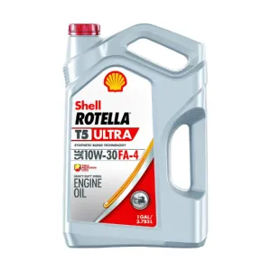 Highline Shell Rotella T5 Ultra Synthetic Blend 10W-30 FA-4 Diesel Engine Oil - Gallon ROTL550046254