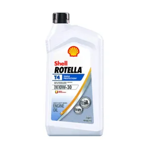 Highline Shell Rotella T4 Triple Protection 10W-30 Diesel Engine Oil - Quart ROTL550049485