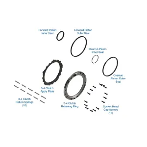 Sonnax Friction & Steel Plate Kit S74554ST-1K