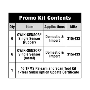 Standard Motor Products Tire Pressure Monitoring System (TPMS) Sensor Service Kit SMP-TPM9016