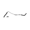 Sunsong Power Steering Return Line Hose Assembly SUN-3403630