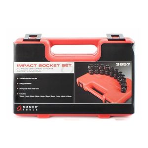 Sunex International, Inc. Universal Impact Socket Set T3657