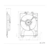 TYC A/C Condenser Fan Assembly TYC-601530